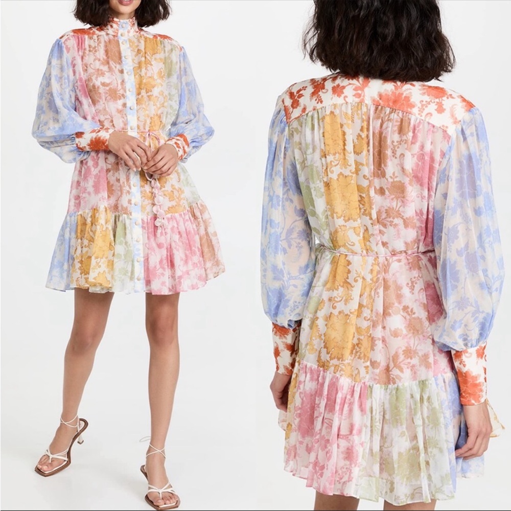 Zimmermann Postcard Lantern Mini- Spliced Tonal Floral